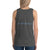 Women's Sleeveless T-Shirt- JESUS RULES - Asphalt / XS