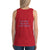 Women's Sleeveless T-Shirt- LET THE MEN OF GOD ARISE - Red / XS