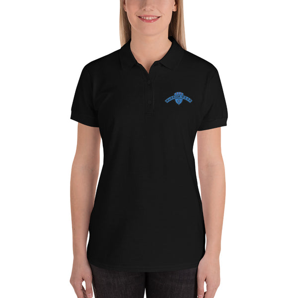 Women's Embroidered Polo Shirt - 