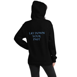 Women's Hoodie- LAY DOWN YOUR PAST - Black / S