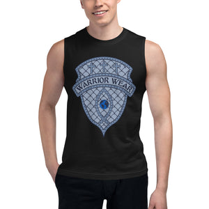 Men's Sleeveless Shirt- JESUS REIGNS NOW AND FOREVER - Black / S