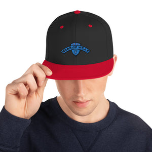 Men's Snapback Hat - Black/ Red