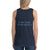 Women's Sleeveless T-Shirt- COME FIND YOUR MERCY - Navy / XS