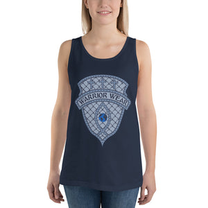 Women's Sleeveless T-Shirt- HIS BLOOD BREAKS THE CHAINS - 