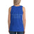 Women's Sleeveless T-Shirt- JESUS REIGNS NOW AND FOREVER - True Royal / XS
