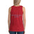 Women's Sleeveless T-Shirt- NOTHING BUT JESUS - Red / XS