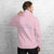 Men's Hoodie- DYING HE SAVED ME - Light Pink / S