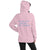 Women's Hoodie- HIS BLOOD BREAKS THE CHAINS - Light Pink / S