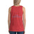 Women's Sleeveless T-Shirt- I AM REDEEMED - Red Triblend / XS