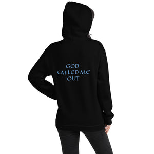 Women's Hoodie- GOD CALLED ME OUT - Black / S