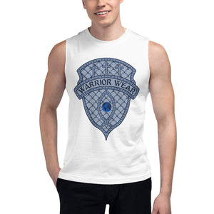 Men's Sleeveless Shirt- THERE IS A HIGHER POWER - White / S