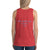 Women's Sleeveless T-Shirt- OH, HOW HE LOVES US - Red Triblend / XS