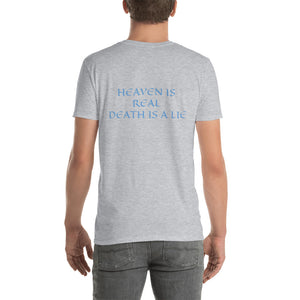 Men's T-Shirt Short-Sleeve- HEAVEN IS REAL DEATH IS A LIE - Sport Grey / S