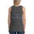 Women's Sleeveless T-Shirt- THERE IS REDEMPTION - Asphalt / XS