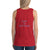 Women's Sleeveless T-Shirt- GOD IS NOT DEAD - Red / XS