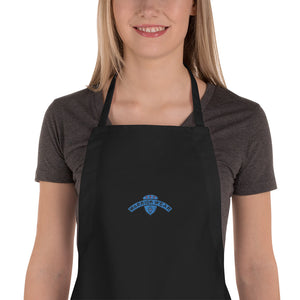 Embroidered Apron - Black