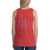 Women's Sleeveless T-Shirt- BURN BRIGHTER THAN THE DAWN - Red Triblend / XS