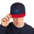 Men's Snapback Hat - Navy/ Red