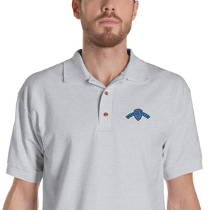 Men's Embroidered Polo Shirt - Sport Grey / S