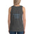 Women's Sleeveless T-Shirt- WALKING IN THE LIGHT - Asphalt / XS