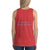 Women's Sleeveless T-Shirt- LIVE IN THAT GRACE - Red Triblend / XS