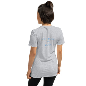 Women's T-Shirt Short-Sleeve- CHOSEN BY GOD - Sport Grey / S