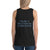 Women's Sleeveless T-Shirt- THERE'S FREEDOM IN SURRENDER - Black / XS