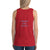 Women's Sleeveless T-Shirt- CHRIST HAS RISEN - Red / XS