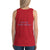 Women's Sleeveless T-Shirt- LIVE IN THAT GRACE - Red / XS