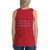 Women's Sleeveless T-Shirt- THERE IS ONLY ONE SALVATION - Red / XS