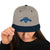 Women's Snapback Hat - Heather Grey/ Navy