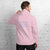 Men's Hoodie- THERE IS A PEACE IN GOD - Light Pink / S
